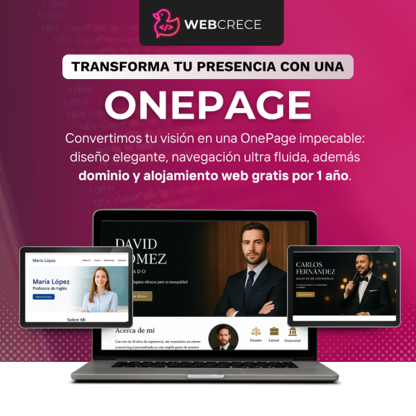 Página Web "One Page"